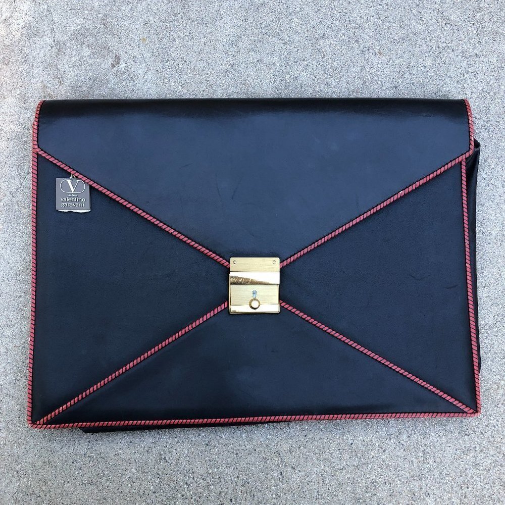 Valentino Garavani Black and Red Men's Bag